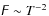 $\digamma \sim T^{-2}$