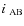 $\mbox{$i$ }_{\rm {AB}}$