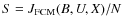 $S=J_{\rm FCM}(B,U,X)\protect/N$