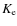 $K_{\rm e}$