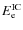 $E_{{\rm e}}^{{\rm IC}}$