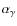 $\alpha_\gamma$