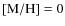 $\rm [M/H]=0$