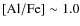 $\rm [Al/Fe]\sim 1.0$