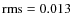 $\rm rms=0.013$