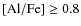 $\rm [Al/Fe]\geq 0.8$