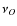 $\nu_O$