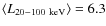 $\langle L_{20{-}100~\rm keV}\rangle = 6.3$