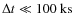 $\Delta t \ll 100~\rm ks$