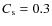 $C_{\rm s}=0.3$