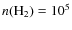 $n({\rm H_2}) = 10^5$