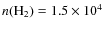 $n({\rm H_2})=1.5\times 10^4$