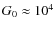 $G_0 \approx 10^4$