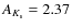$A_{K_{\rm s}} = 2.37$