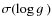 $\sigma(\mbox{$\log g$ })$