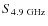 $S_{\rm 4.9~ GHz}$