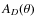 $A_D(\theta)$