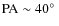 ${\rm PA} \sim 40\hbox{$^\circ$ }$