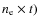 $n_{\rm e} \times t)$