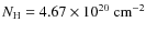 $N_{\rm H}=4.67\times10^{20}~{{\rm cm}}^{-2}$