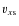 $v_{x{\rm s}}$