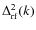 $\Delta_{\rm rf}^2(k) $