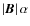 $\left\vert{\mbox{\boldmath$B$\unboldmath}}\right\vert\alpha$