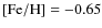 ${\rm [Fe/H]}=-0.65$