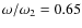 $\omega/\omega_2=0.65$