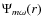 $\Psi_{m\omega}(r)$