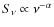 $S_\nu \propto \nu^{-\alpha}$