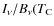 $I_{\nu}/B_{\nu}(T_{\rm C}$
