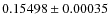 $0.15498\pm0.00035$