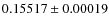 $0.15517\pm0.00019$