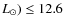 $L_{\odot }) \le 12.6$