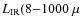 $L_{\rm IR} (8{-}1000~\mu$