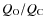 $Q_{\rm O}/Q_{\rm C}$