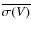 $\overline{\sigma(V)}$