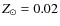 $Z_{\odot }=0.02$