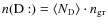 $n({\rm D}:) = \langle N_{\rm D} \rangle \cdot n_{\rm gr}$