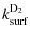 $\displaystyle k^{\rm D_2}_{\rm surf}$