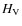 $H_{\rm V}$