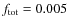 $f_{\rm tot}=0.005$