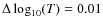 $\Delta \log_{10}(T) = 0.01$