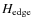$H_{\rm edge}$