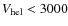 $V_{\rm hel} < 3000$