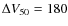 $\Delta V_{50}=180$