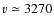 $v\simeq3270$