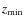 $\ensuremath {z_{\rm min}} $
