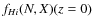 $\ensuremath {f_{H {\sc i}}(N,X)} (z=0)$